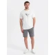 Vyriški pilkos spalvos šortai Sport Šortai | Bridžai