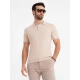 Vyriški rusvi polo marškinėliai Azir V2 OM-POSS-0143