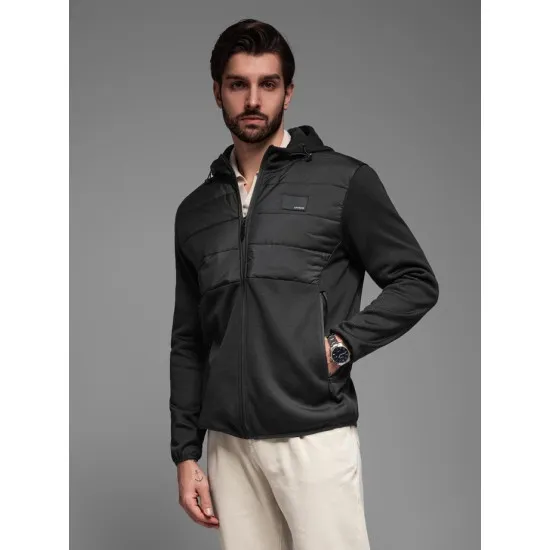 Men's black jacket Munt V5 OM-JANP-0160