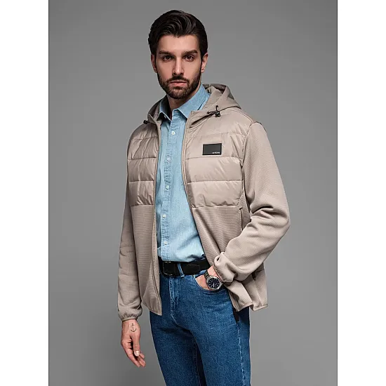 Men's brown jacket Munt V3 OM-JANP-0160