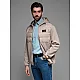 Men's brown jacket Munt V3 OM-JANP-0160