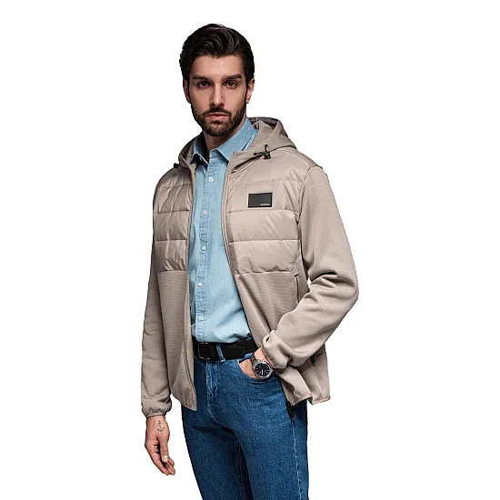 Men's brown jacket Munt V3 OM-JANP-0160