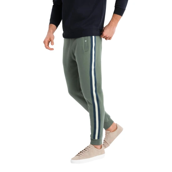 Vyriškos chaki spalvos laisvalaikio kelnės Olin V2 OM-PASK-0258