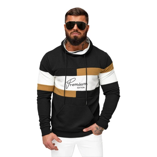 Vyriškas juodas džemperis Henry O/B7524