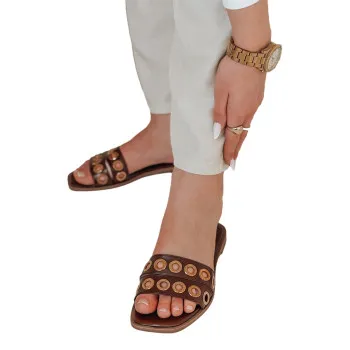 Stelsan Women's Brown Slippers