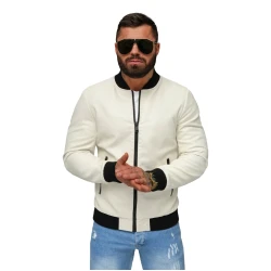 Eko odos baltos spalvos striukė Lamer