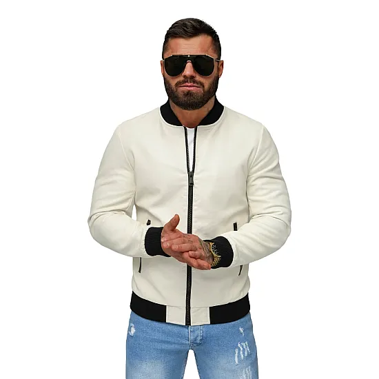 Eko odos baltos spalvos striukė Lamer JS/11Z8107