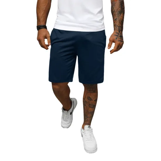 Dark blue men's sports shorts Saravi JS/8K100/25