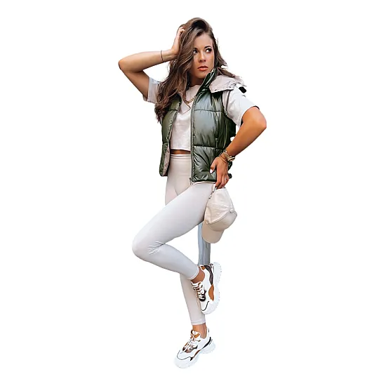 Zaļa spīdīga veste Osin TY3704