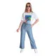 Women's white T-shirt Kindbe