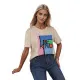 Women's tan T-shirt Kindbe