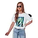 Women's white T-shirt Mumba RY2620