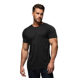 Juodi vyriški marškinėliai Rezer