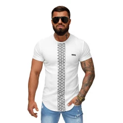 Vyrški balti marškinėliai Evin