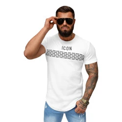 Vyrški balti marškinėliai Icon2