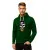 Dark green hooded sweatshirt Skull and Pipe