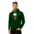 Dark green hooded sweatshirt Skull and Beard