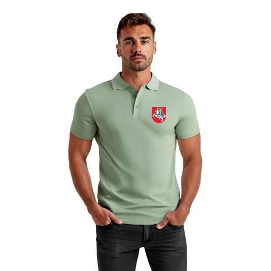 Vyriški mėtiniai polo marškinėliai Herbas JS/8T80