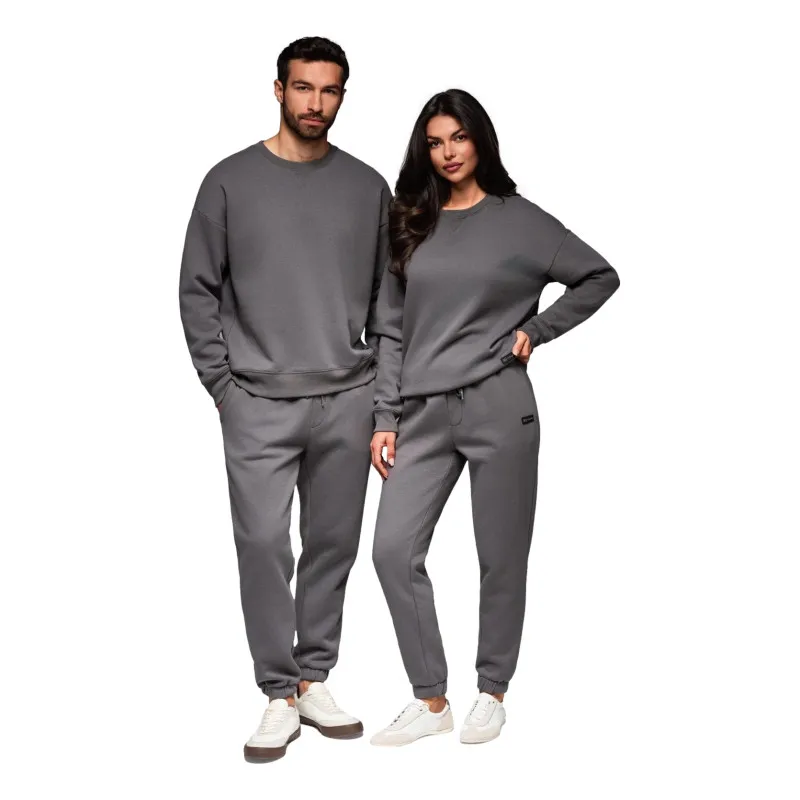 Unisex laisvalaikio kostiumas pilkos spalvos Couple V18 Z109