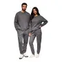Унисекс-костюм для отдыха серого цвета Couple
