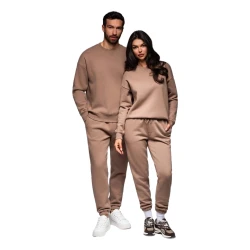 Unisex laisvalaikio kostiumas rudos spalvos Couple