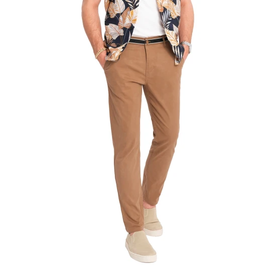 Vyriškos rudos spalvos kelnės Adam V4 OM-PACP-0118