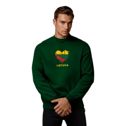 Tamsiai žalios spalvos džemperis LTU
