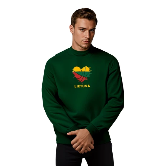 Tamsiai žalios spalvos džemperis LTU 2001-10