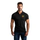 Vyriški juodi polo marškinėliai Širdis JS/8T80
