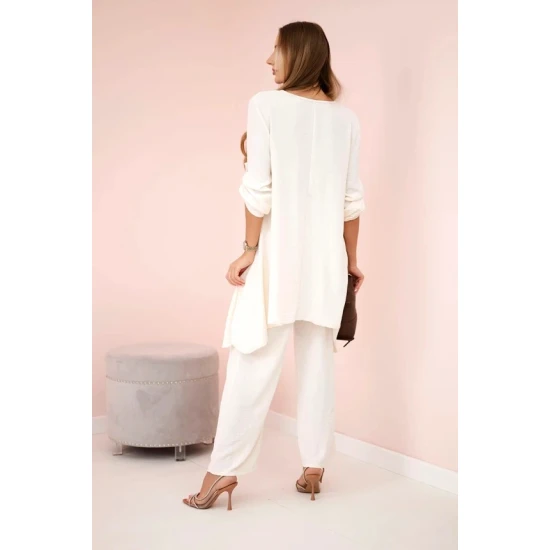 Moteriškas rusvos spalvos komplektas Elis 31263