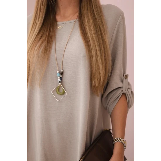 Moteriškas tamsiai rusvos spalvos komplektas Elis 31209