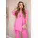Moteriškas rožinės spalvos komplektas Elis 30923
