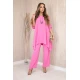 Moteriškas rožinės spalvos komplektas Elis 30923