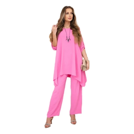 Moteriškas rožinės spalvos komplektas Elis 30923