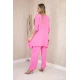 Moteriškas rožinės spalvos komplektas Elis 30923