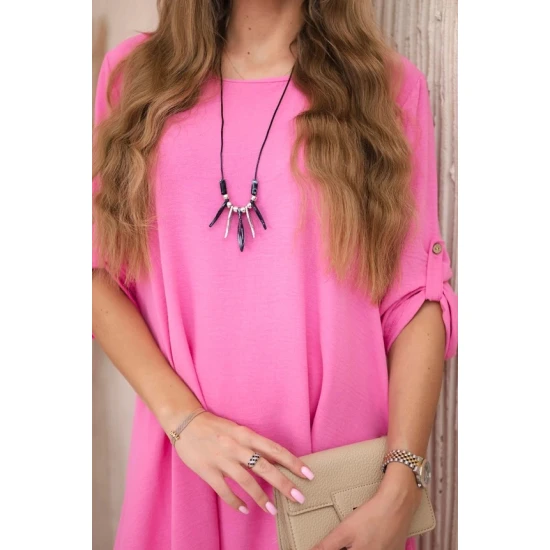 Moteriškas rožinės spalvos komplektas Elis 30923