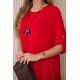 Moteriškas raudonos spalvos komplektas Elis 30213
