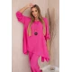 Moteriškas tamsiai rožinės spalvos komplektas Elis 28198