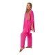 Moteriškas tamsiai rožinės spalvos komplektas Elis 28198