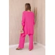 Moteriškas tamsiai rožinės spalvos komplektas Elis 28198