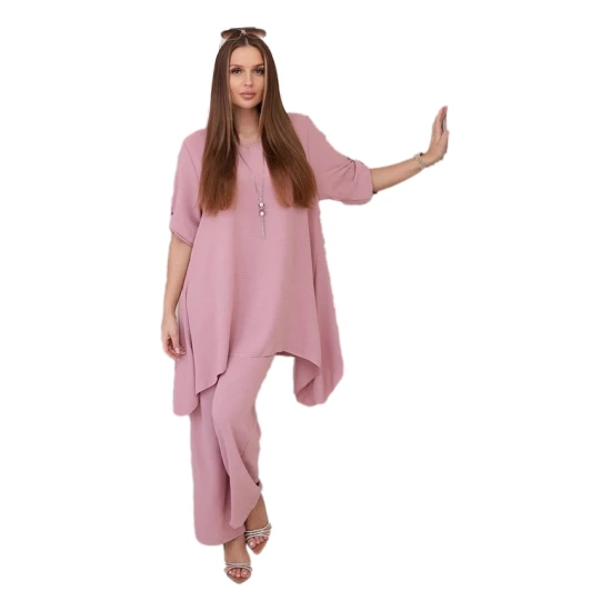 Moteriškas rožinės spalvos komplektas Elis 27941