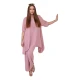Moteriškas rožinės spalvos komplektas Elis 27941