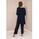 Moteriškas tamsiai mėlynos spalvos komplektas Elis 28032