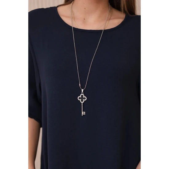 Moteriškas tamsiai mėlynos spalvos komplektas Elis 28032