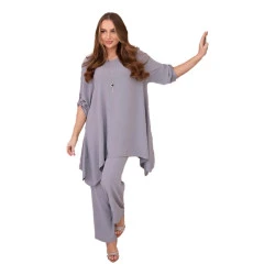 Moteriškas pilkos spalvos komplektas Elis