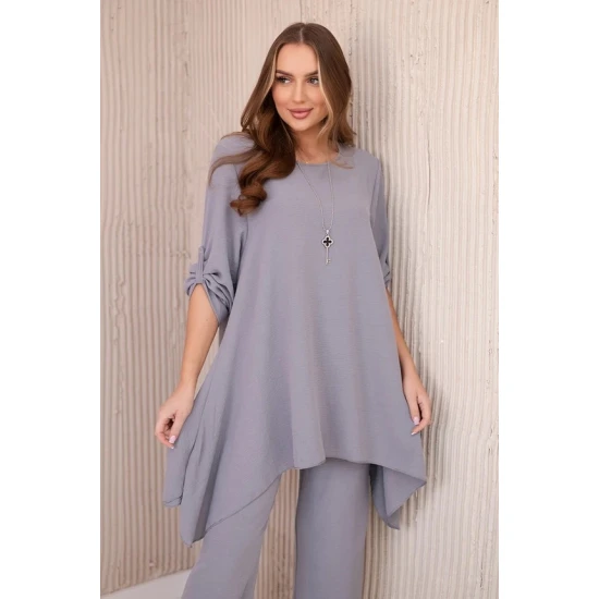 Moteriškas pilkos spalvos komplektas Elis 27943