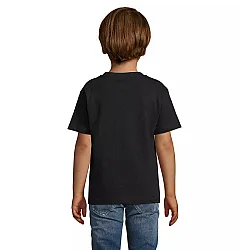 Vaikiški unisex juodos spalvos marškinėliai Kids
