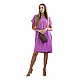 Violetti mekko taskuilla Safira 31129