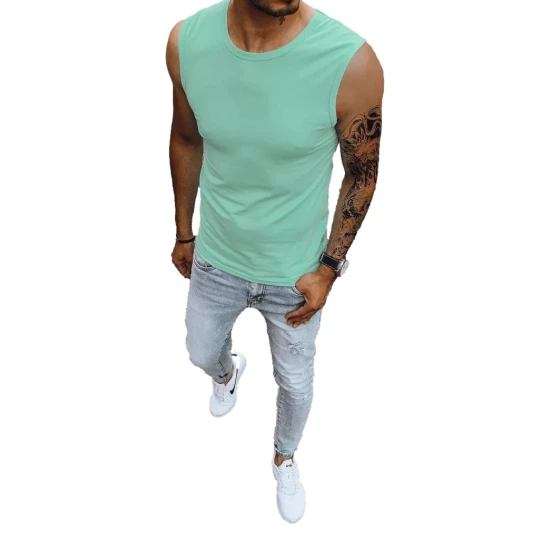 Vyriški mėtinės spalvos marškinėliai Lock RX4916