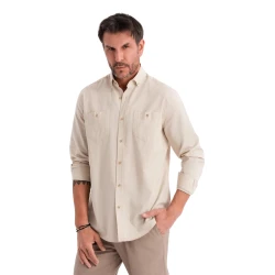 Vyriški rusvos spalvos marškiniai Arlas